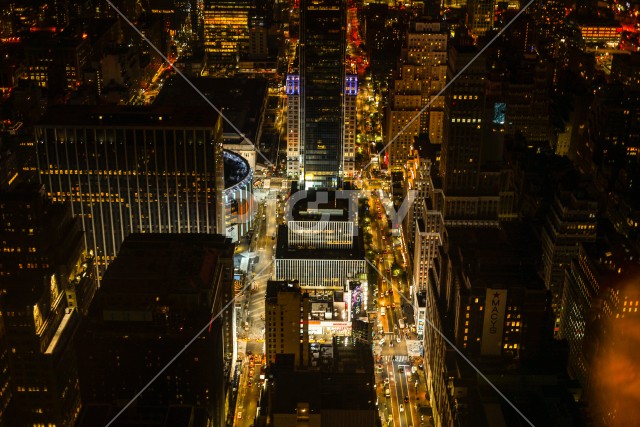エンパイヤステートビルからの夜景