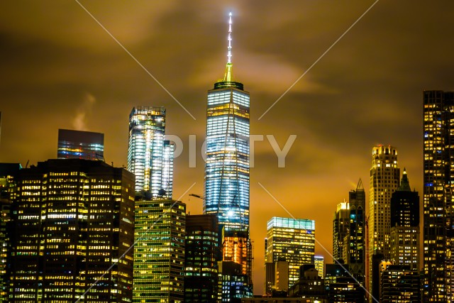 ニューヨーク・マンハッタンの夜景