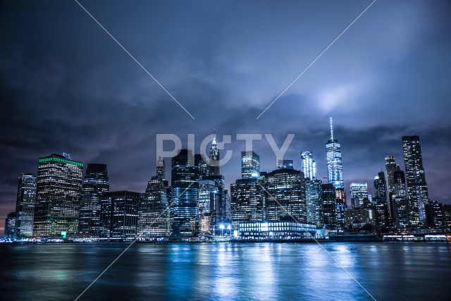 ニューヨーク・マンハッタンの夜景