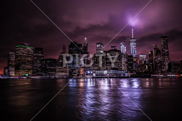 ニューヨーク・マンハッタンの夜景
