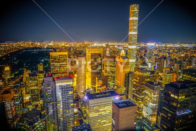 432パーク・アベニューとマンハッタンの夜景
