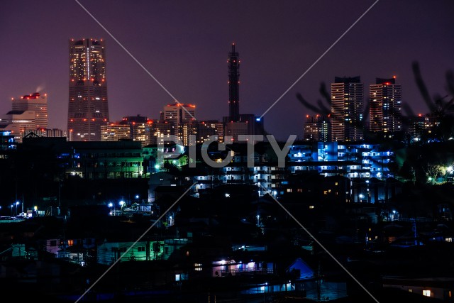 みなとみらいと横浜市街の夜景