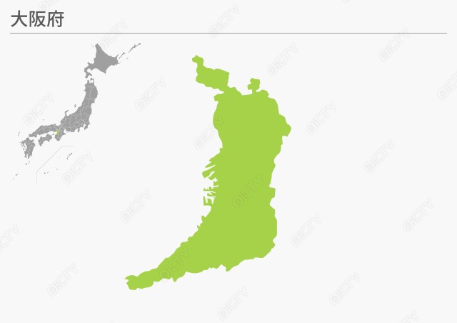 都道府県地図 大阪府