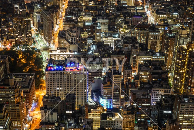 エンパイヤステートビルからの夜景