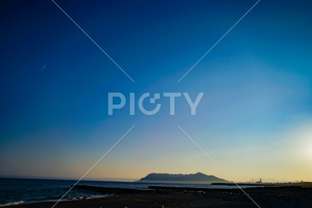 函館山と函館の夕景