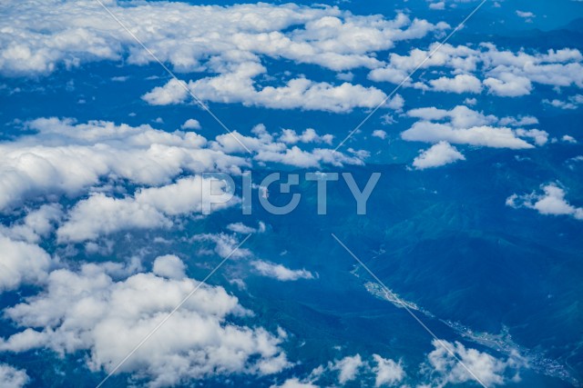 奈良県の空撮写真