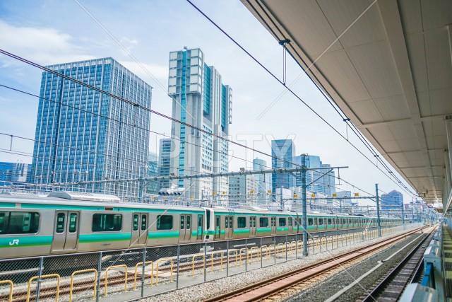 高輪ゲートウェイ駅のプラットフォームのイメージ