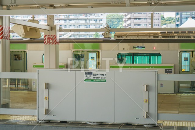 高輪ゲートウェイ駅のプラットフォームのイメージ
