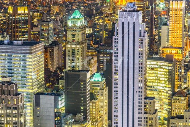 ニューヨーク・マンハッタンの夜景