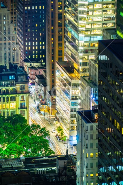 ニューヨーク・マンハッタンの夜景