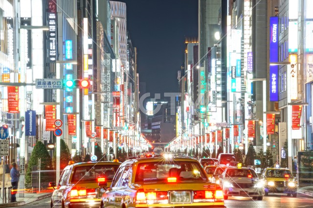 銀座の夜景イメージ