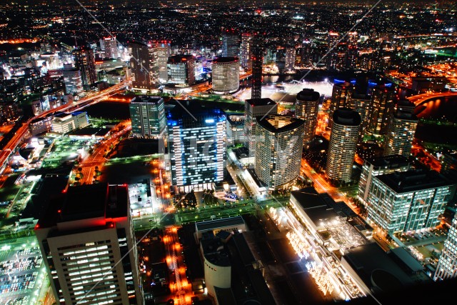 みなとみらいの夜景