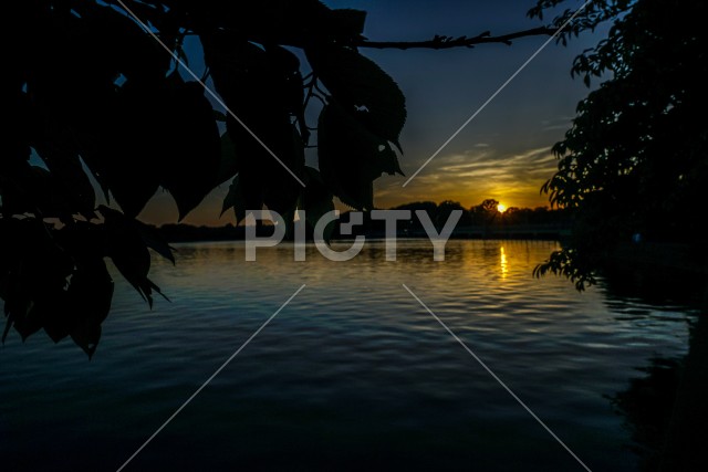 ワシントンDCの夕景