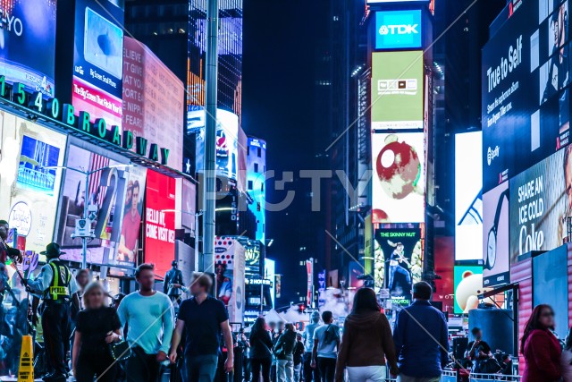 ニューヨーク・タイムズスクエア（TimesSquare）の夜景