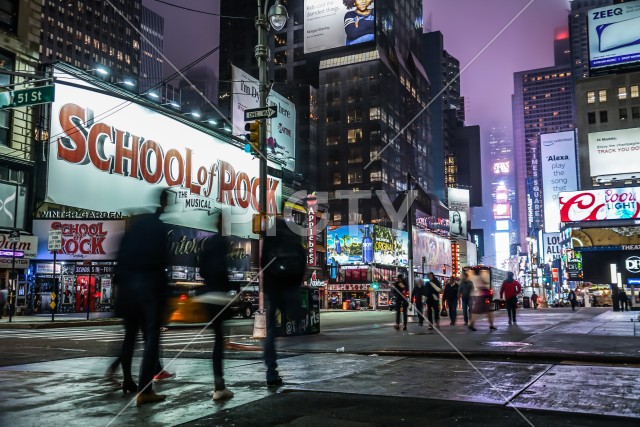ニューヨーク・タイムズスクエア（TimesSquare）の夜景