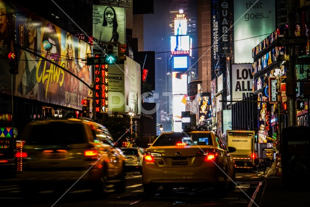 ニューヨーク・タイムズスクエア（TimesSquare）の夜景