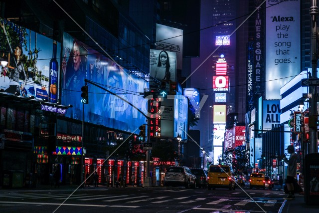 ニューヨーク・タイムズスクエア（TimesSquare）の夜景
