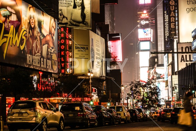 ニューヨーク・タイムズスクエア（TimesSquare）の夜景