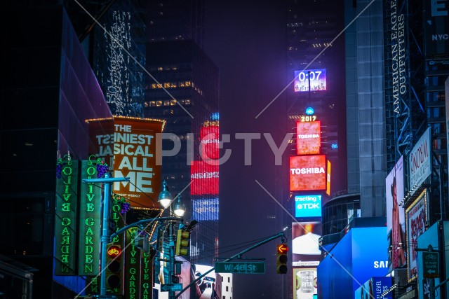 ニューヨーク・タイムズスクエア（TimesSquare）の夜景