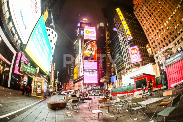 ニューヨーク・タイムズスクエア（TimesSquare）の夜景