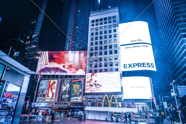 ニューヨーク・タイムズスクエア（TimesSquare）の夜景