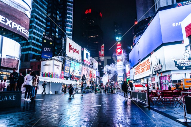 ニューヨーク・タイムズスクエア（TimesSquare）の夜景