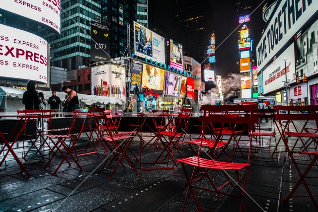 ニューヨーク・タイムズスクエア（TimesSquare）の夜景