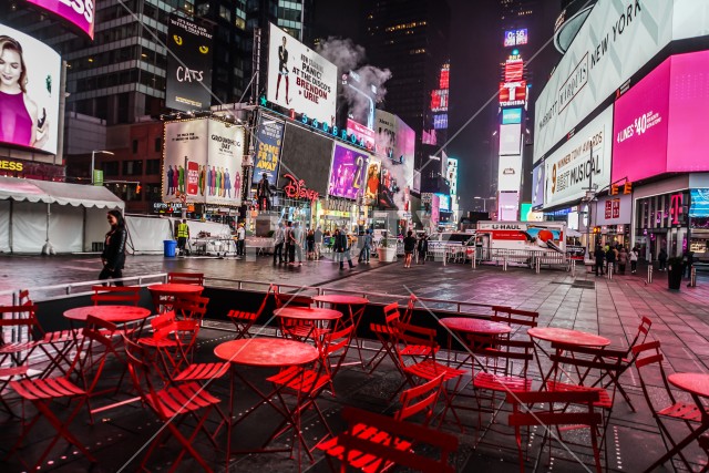 ニューヨーク・タイムズスクエア（TimesSquare）の夜景