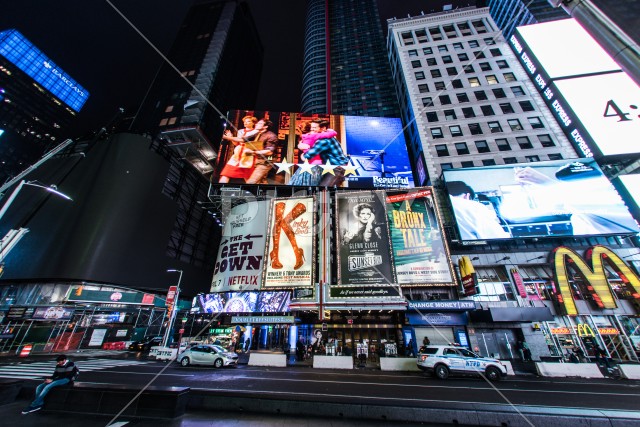 ニューヨーク・タイムズスクエア（TimesSquare）の夜景