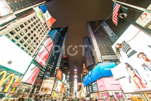 ニューヨーク・タイムズスクエア（TimesSquare）の夜景