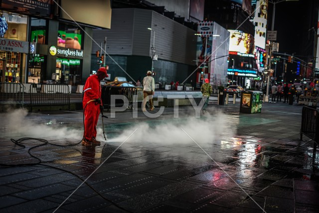 ニューヨーク・タイムズスクエア（TimesSquare）の夜景