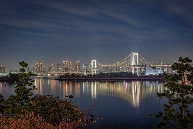 東京都レインボーブリッジ夜景１