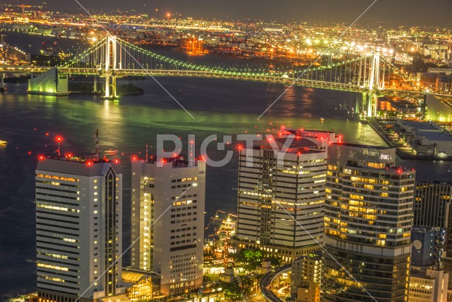 カレッタ汐留からの東京の夜景