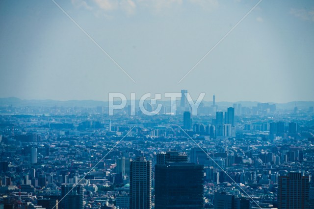 六本木ヒルズ展望台からの都市風景
