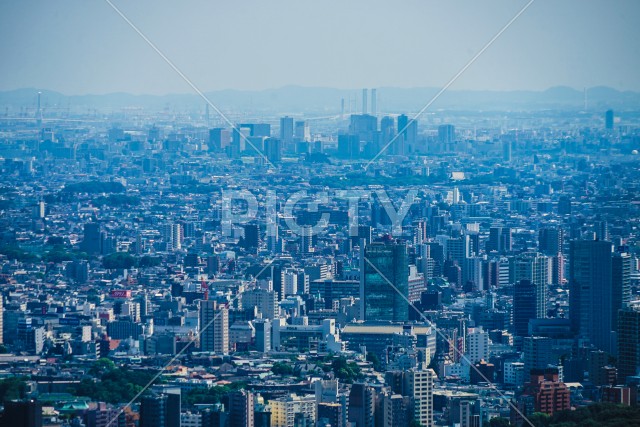 六本木ヒルズ展望台からの都市風景
