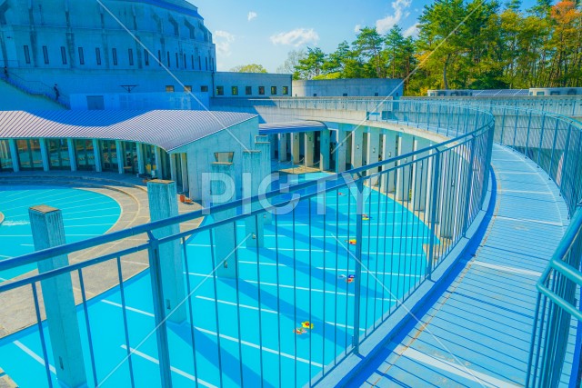 きれいなプール（七ヶ浜国際村）