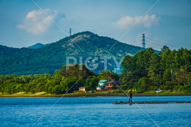 山中湖の風景