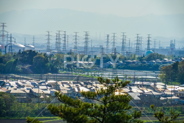 宮城県・七ヶ浜町から見える仙台港