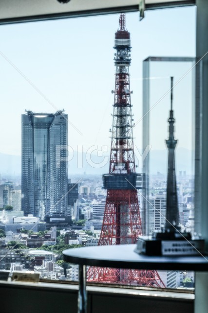 世界貿易センタービル（シーサイドトップ）から見える東京の街並み