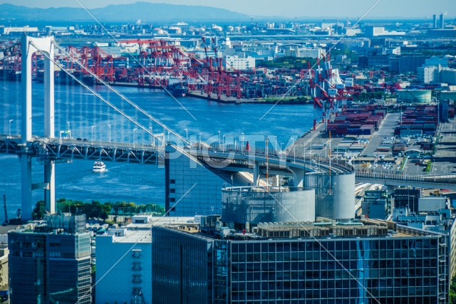 世界貿易センタービル（シーサイドトップ）から見える東京の街並み