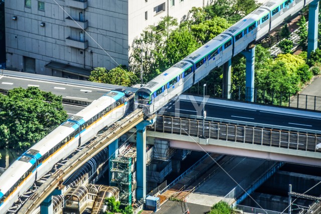世界貿易センタービル（シーサイドトップ）から見える東京の街並み