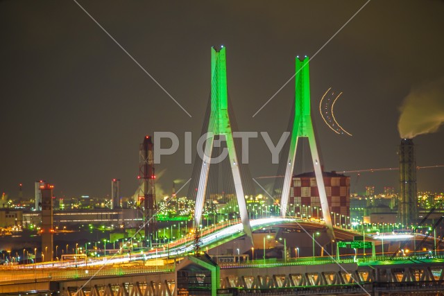 つばさ橋と夜景