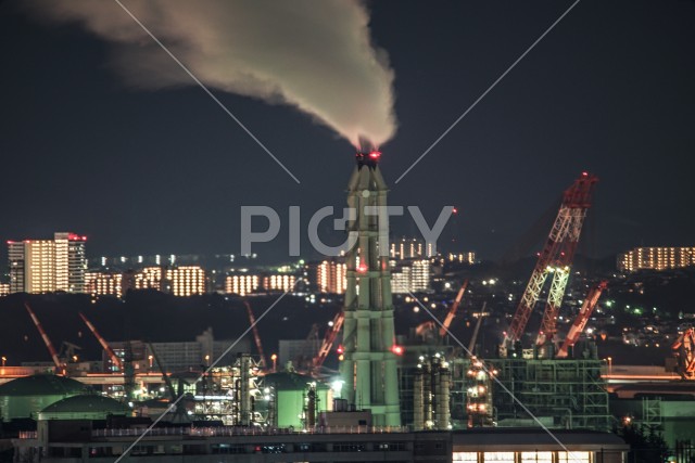 横浜港の夜景