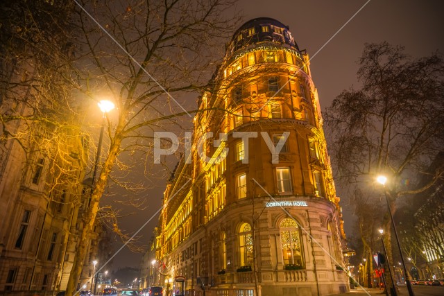 イギリス・ロンドンの夜の街
