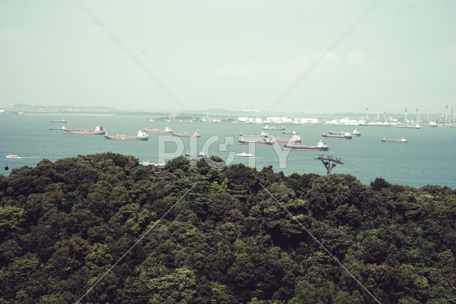 シンガポール・セントーサ島の風景（リゾート地）