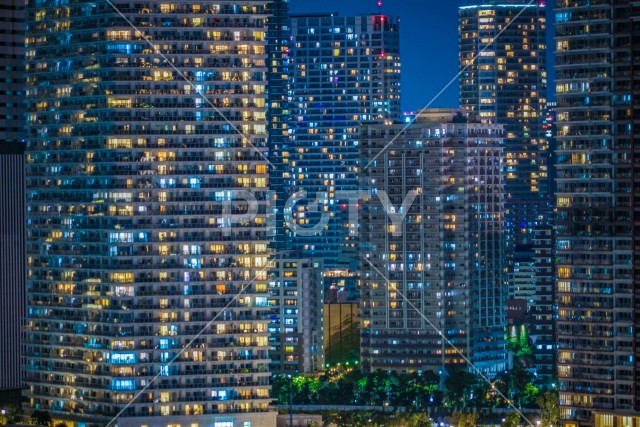 豊洲から見える東京の夜景