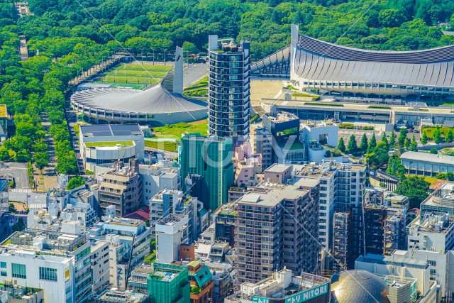 渋谷スカイから見える東京の街並み