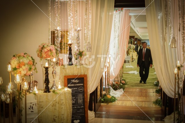 結婚式の装飾（スリランカ）