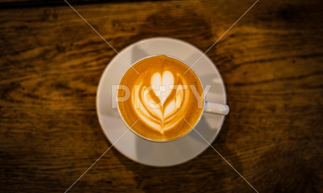 カフェラテ・ラテアート