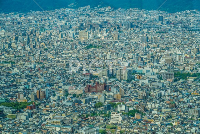 あべのハルカスからの大阪の街並み
